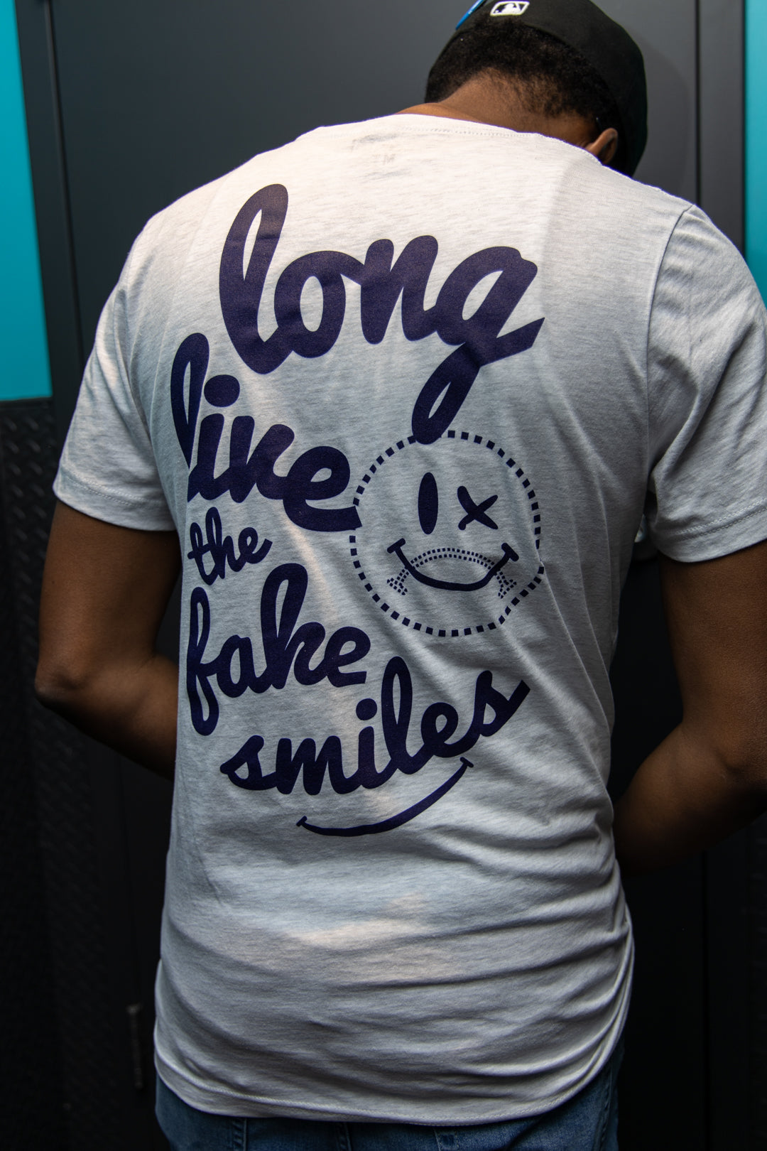 Fake A** Smiles (Ash & Navy)